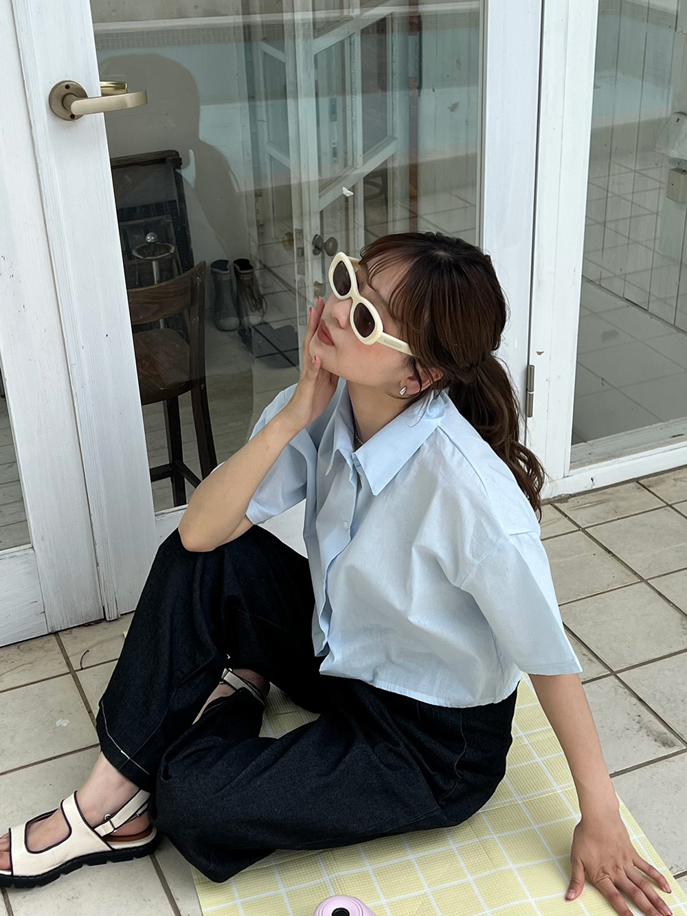 *再入荷*バックスリットシャツ | 詳細画像6