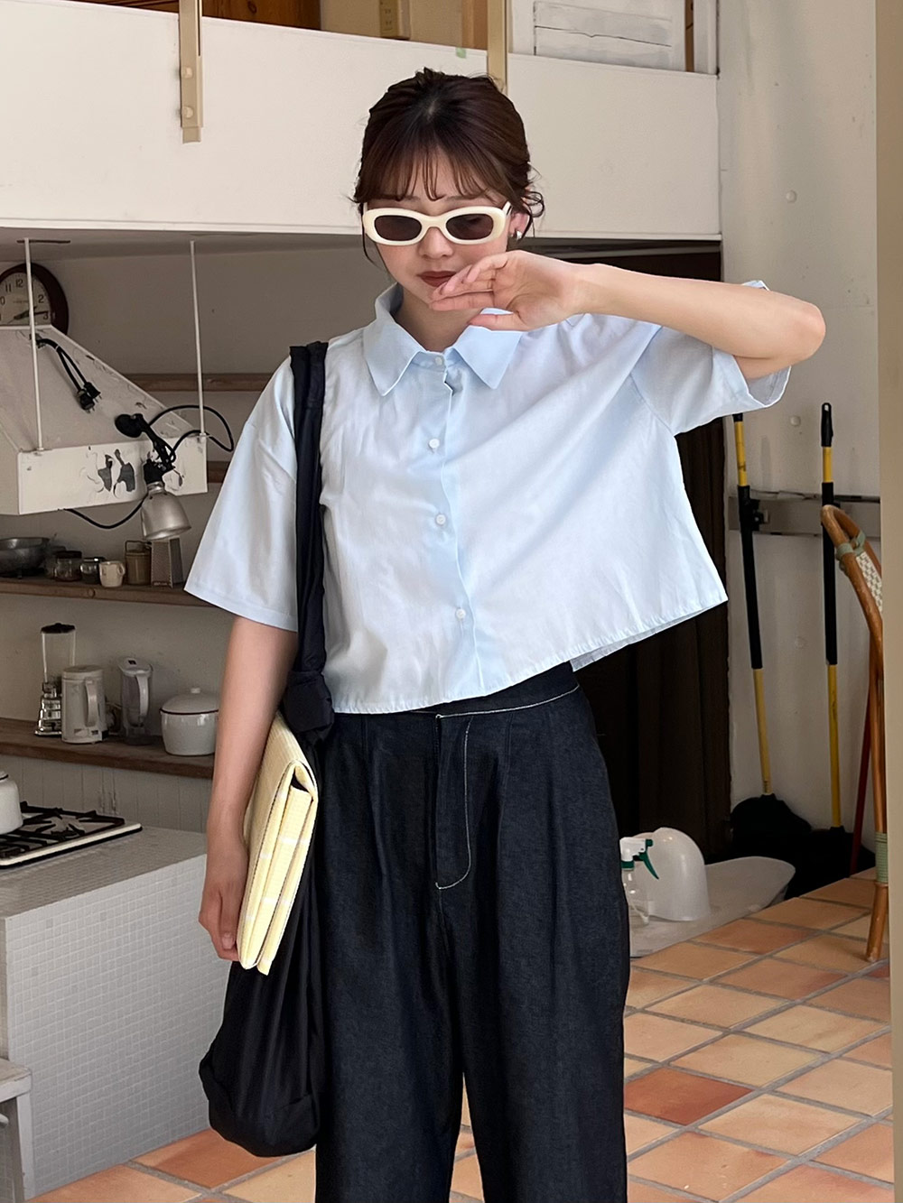 *再入荷*バックスリットシャツ | 詳細画像15