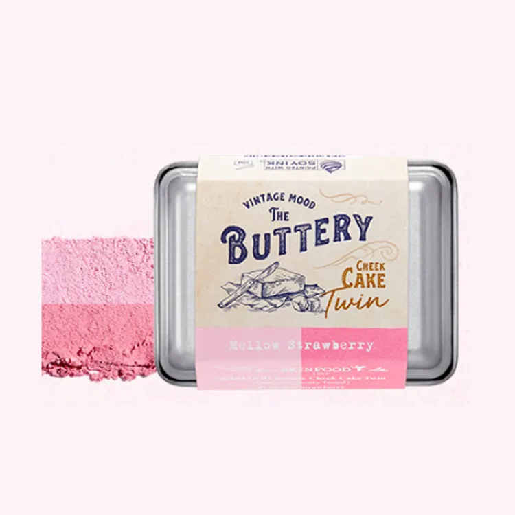 [スキンフード] バターリーチークケーキツイン （01 メロウストロベリー） | 詳細画像1