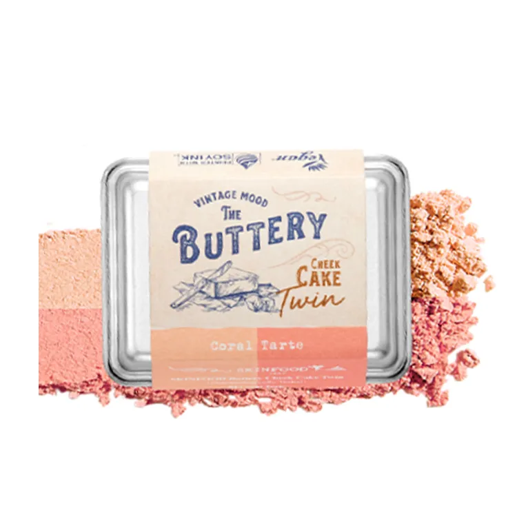 [スキンフード] バターリーチークケーキツイン （04 コーラルタルト） | 詳細画像1