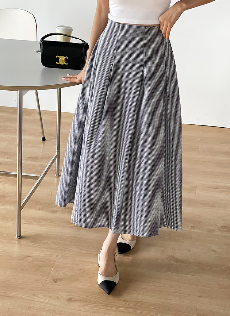 ギンガムチェックフレアスカート | レディースファッション通販 - DHOLIC