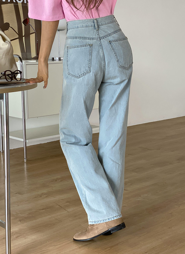 COS ストレートデニム ライトブルー 26 COLUMN JEANS - STRAIGHT COLUMN JEANS - ストレート｜COS コス