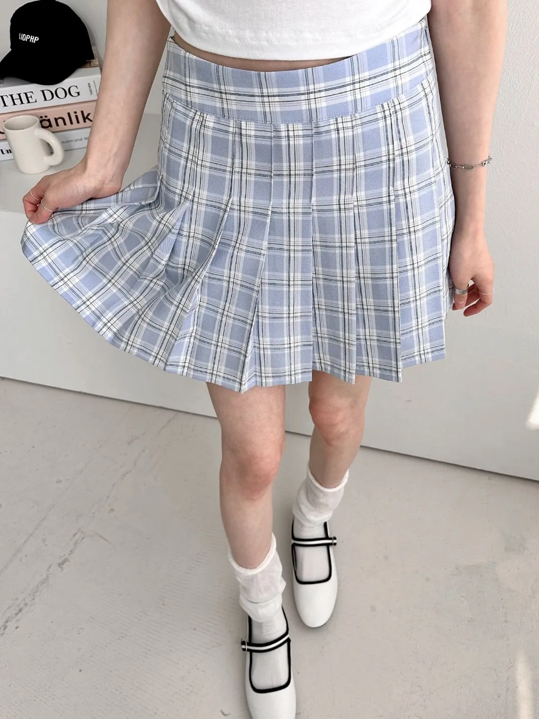 チェックプリーツミニスカート | レディースファッション通販 - DHOLIC