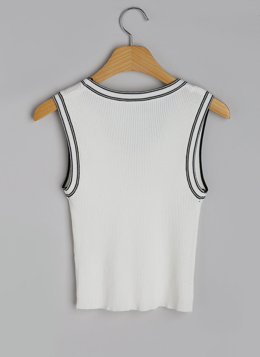 Uネック配色ニットノースリーブ | DHOLIC | 詳細画像22