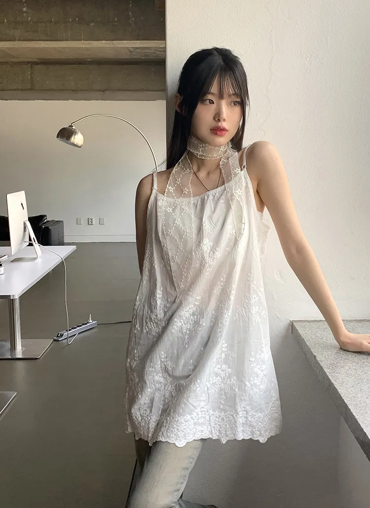 ビンテージ風レースキャミワンピース | WONDERWONDER | 詳細画像1