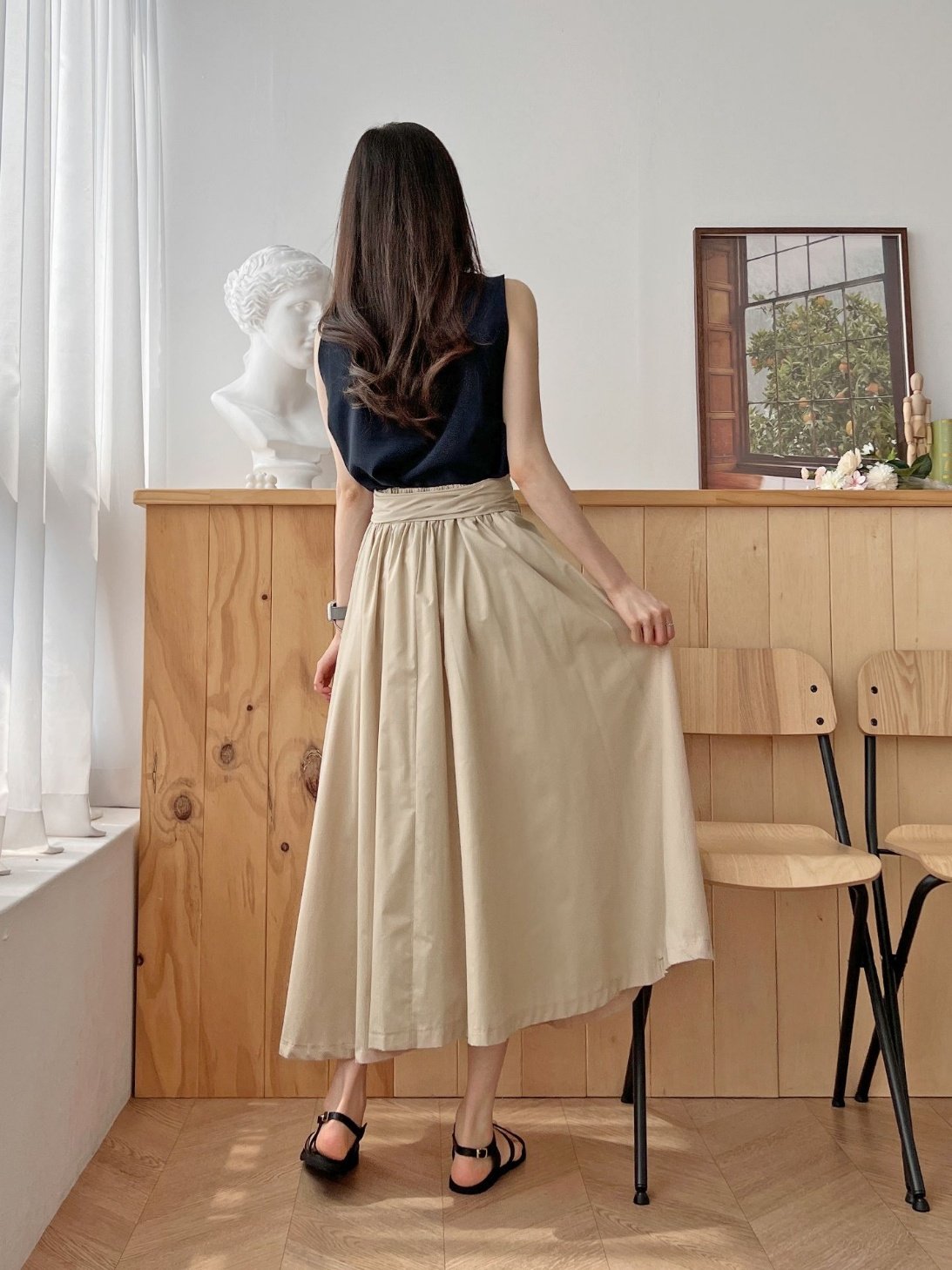 ウエストリボンフレアスカート | レディースファッション通販 - DHOLIC