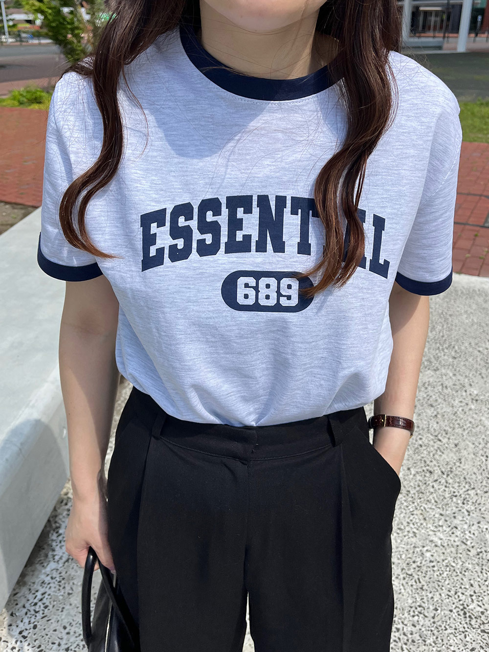 ESSENTIALリンガーTシャツ | レディースファッション通販 - DHOLIC