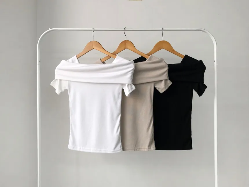 オフショル風半袖Tシャツ | lilisense | 詳細画像20