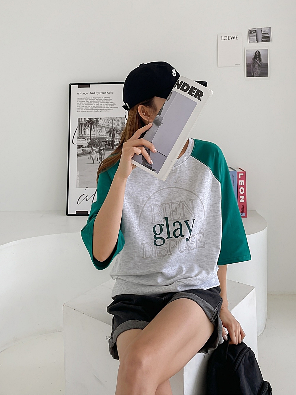 glayラグラン配色Tシャツ | 詳細画像5
