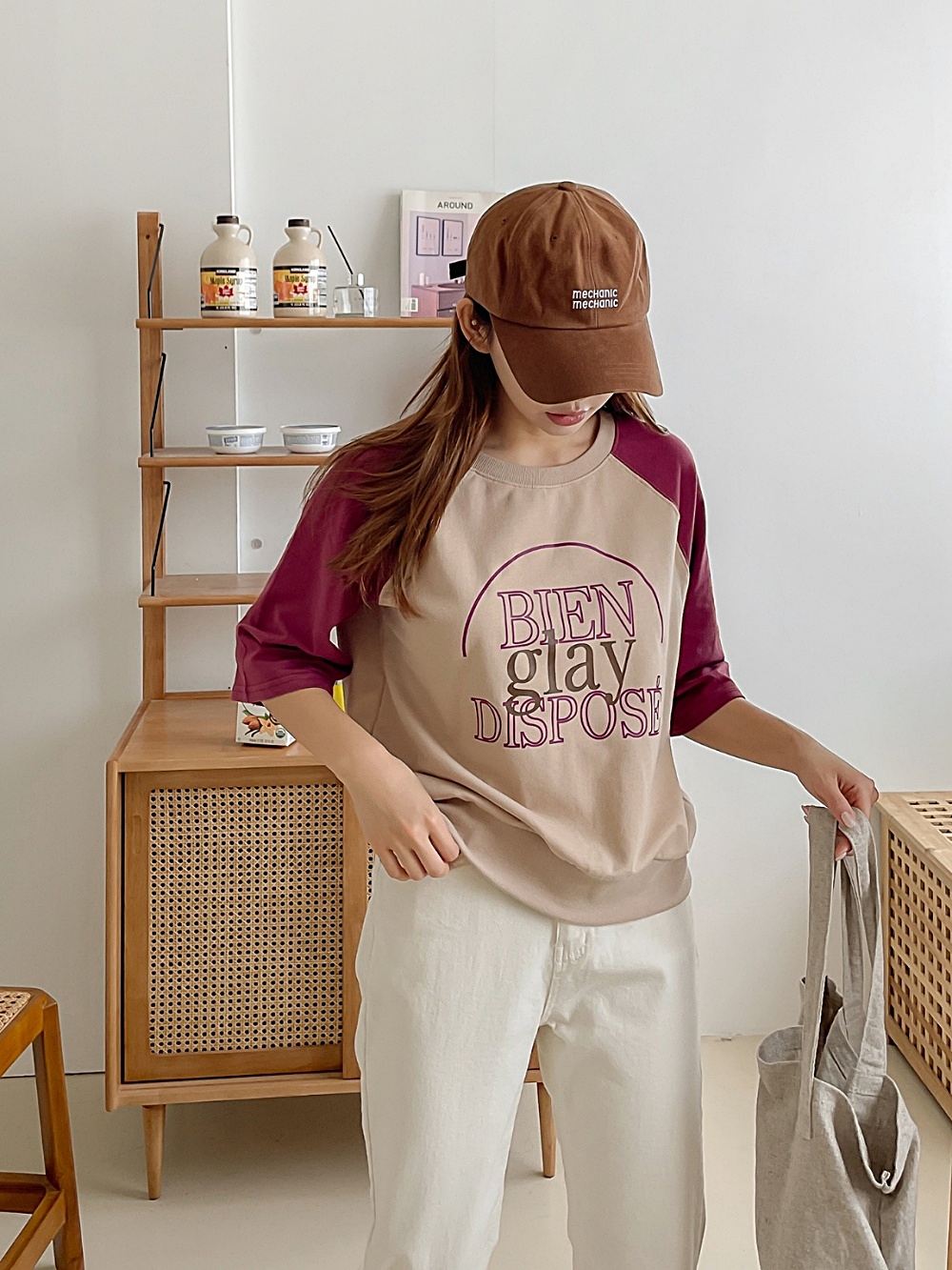 glayラグラン配色Tシャツ | 詳細画像22