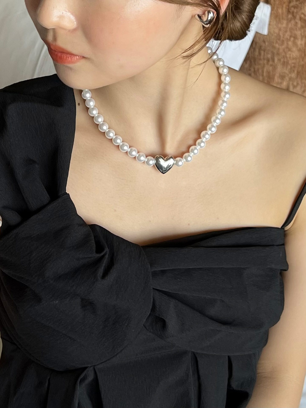 レディースネックレス　パールネックレス　レディースファッション　アクセサリー