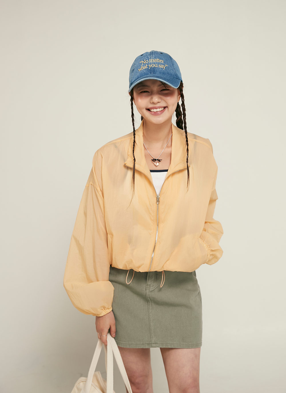 レタリング刺繍デニムキャップ | 詳細画像6