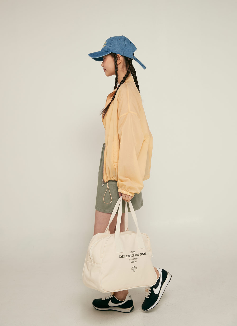 レタリング刺繍デニムキャップ | 詳細画像9