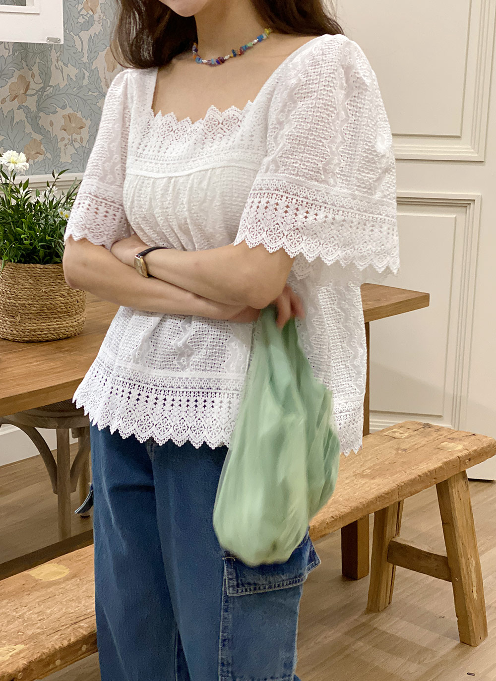 オーガンジーレイヤードバッグ | DHOLIC | 詳細画像12