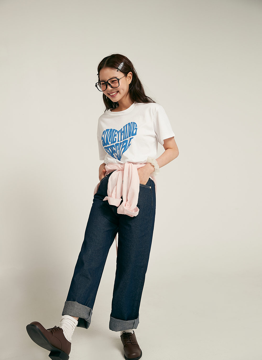 ハートレタリング半袖Tシャツ | 詳細画像4