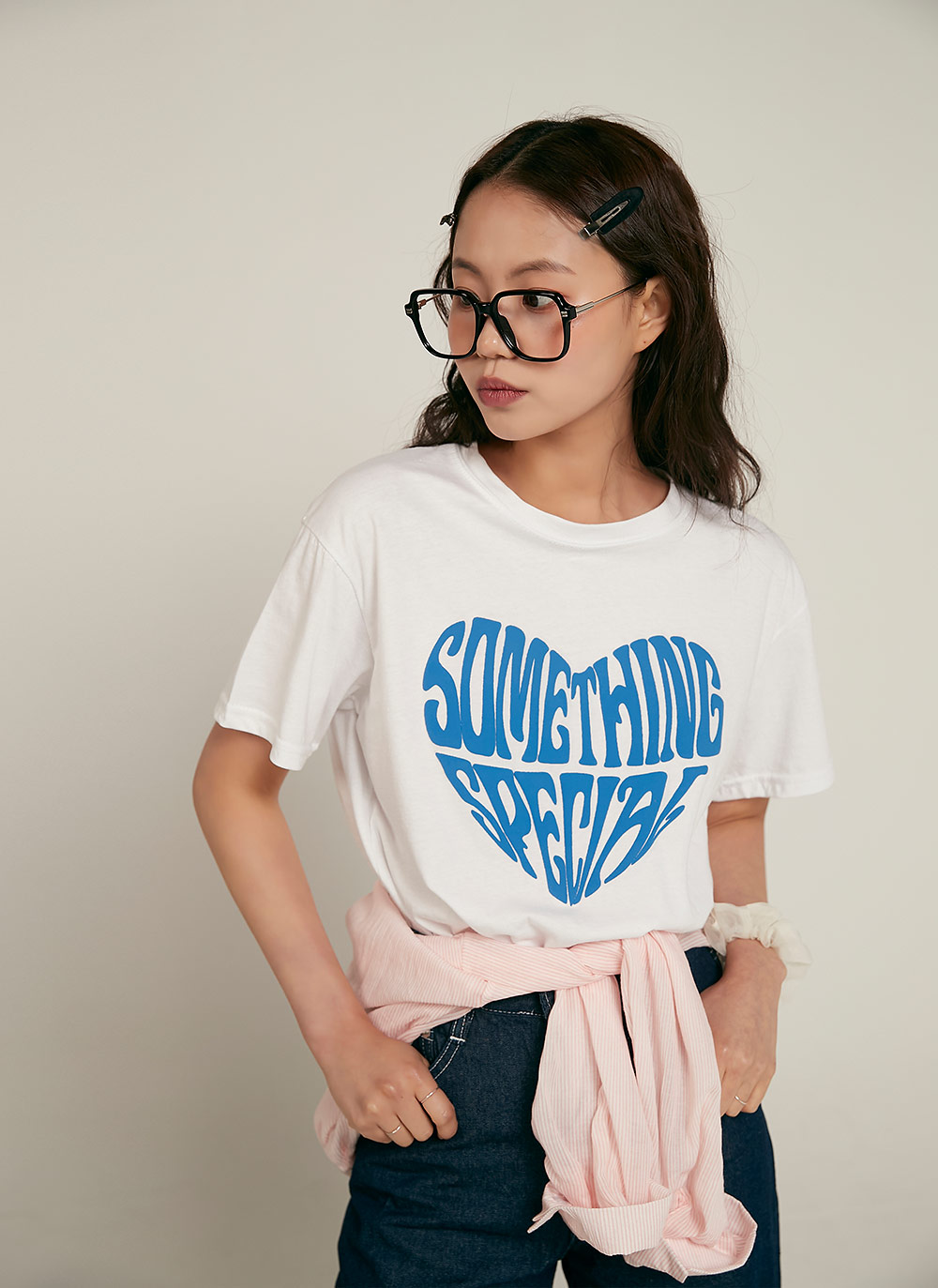 ハートレタリング半袖Tシャツ | 詳細画像6