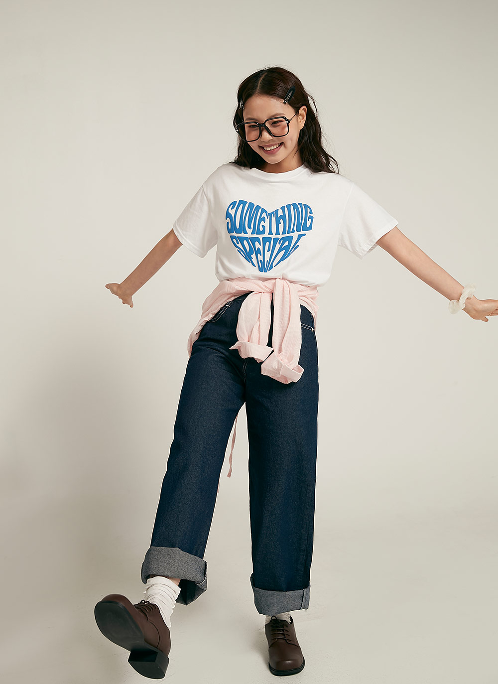 ハートレタリング半袖Tシャツ | 詳細画像7