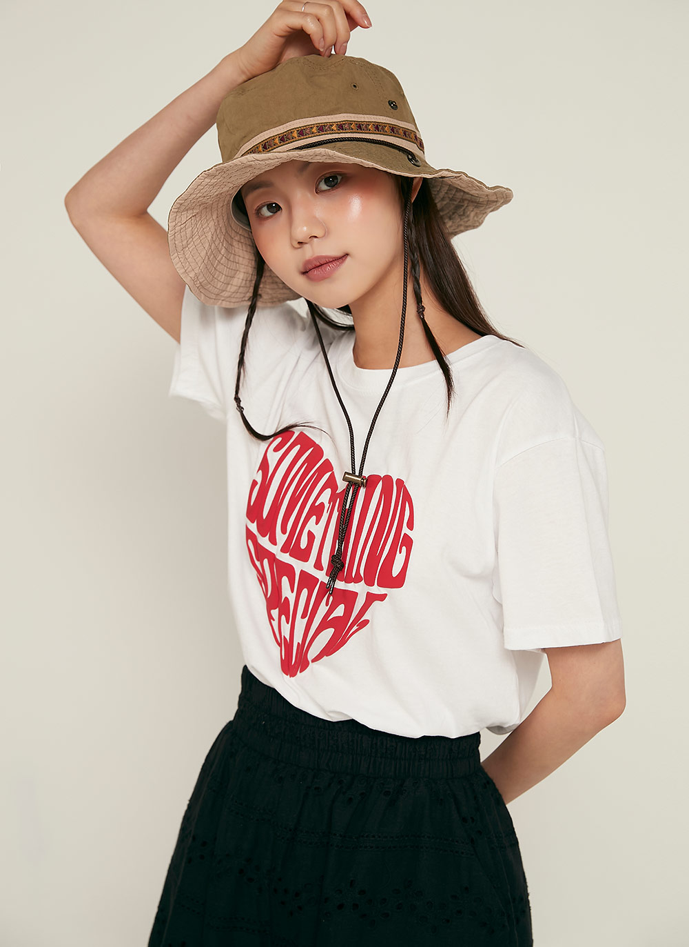 ハートレタリング半袖Tシャツ | 詳細画像11