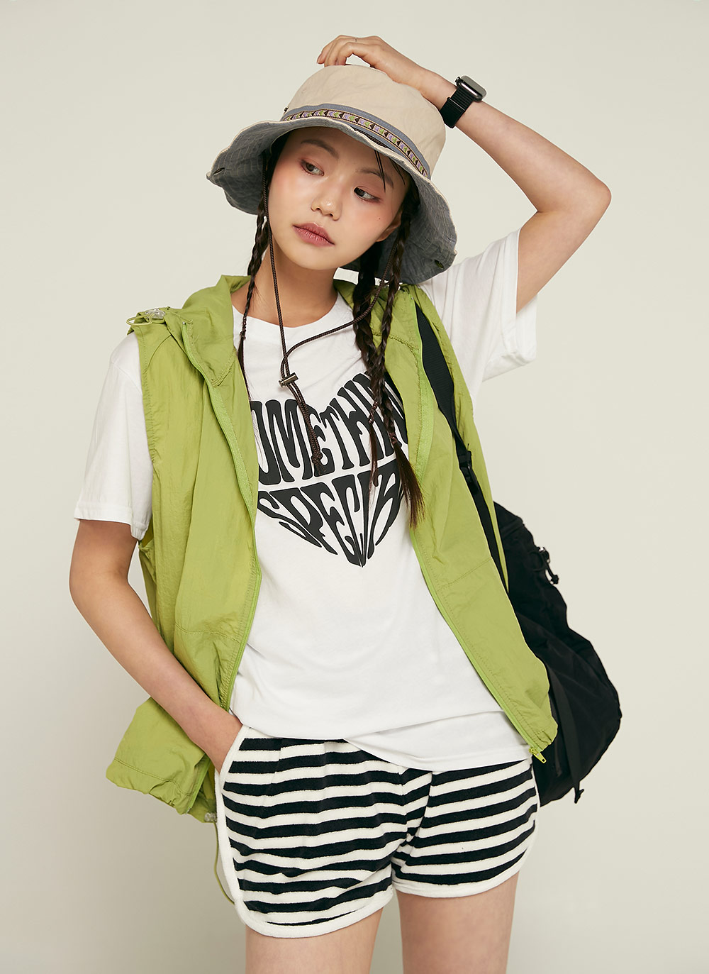 ハートレタリング半袖Tシャツ | 詳細画像15