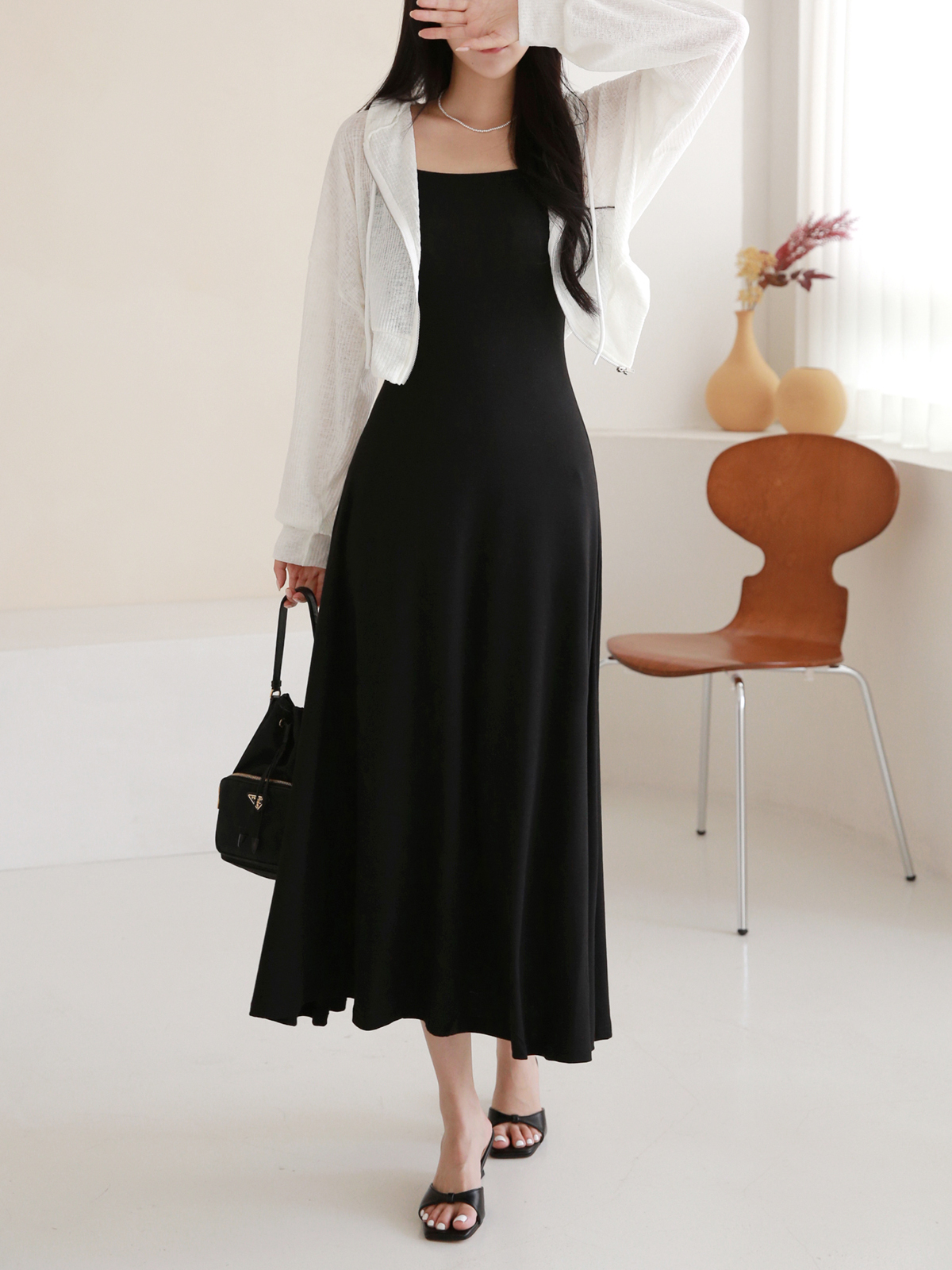 Full of holes hoodie onepiece* ［GEMINItale×NYXU