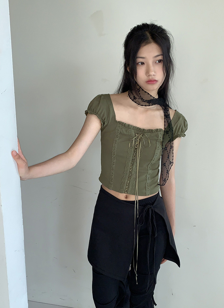 DEICY（デイシー）の「レースコルセットブラウス（シャツ