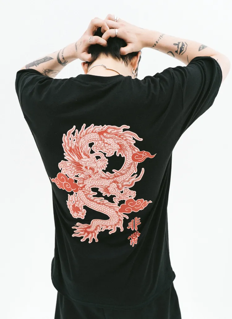 Flying Dragon半袖Tシャツ | 詳細画像1