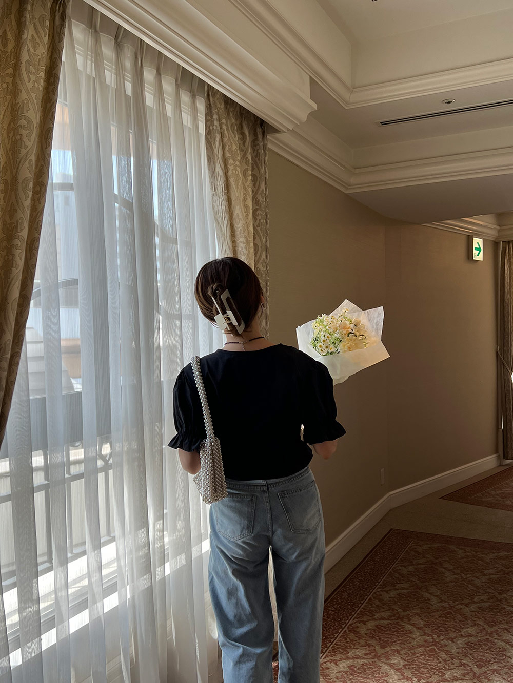 ストリングリボンクロップドブラウス | 詳細画像18
