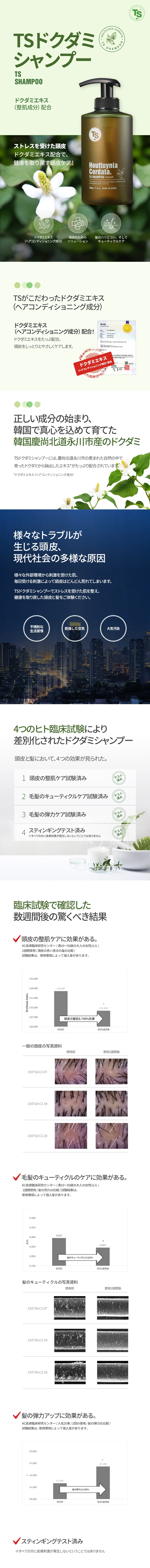 [ティーエス] TSドクダミシャンプー | 詳細画像2