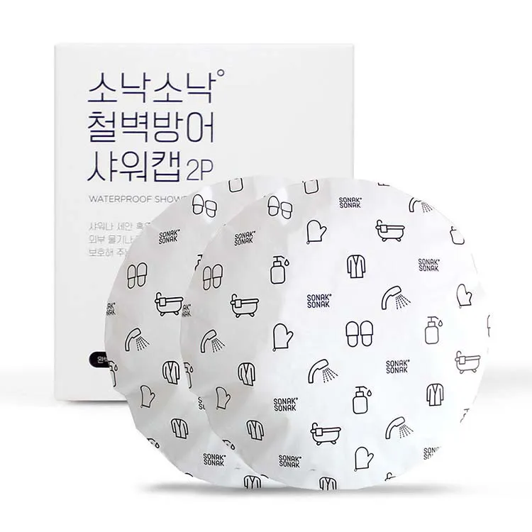 [ソナクソナク] ウォータープルーフシャワーキャップ | 詳細画像1