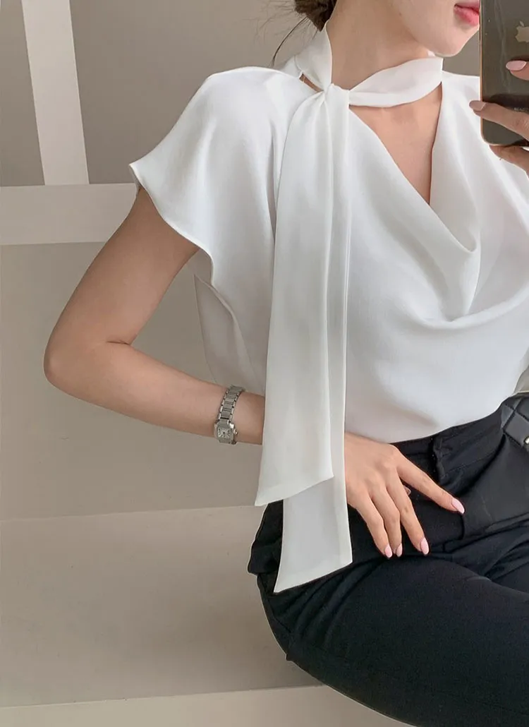 ドレープタイブラウス | highclassic | 詳細画像1