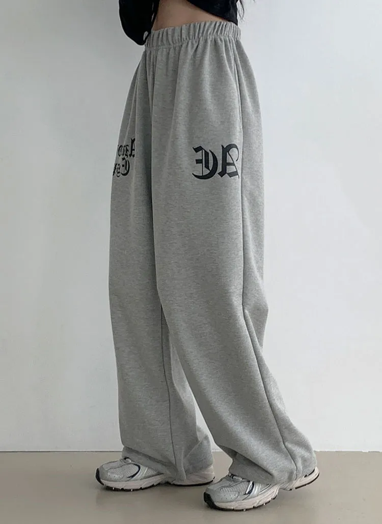 2WAYレタリングスウェットパンツ | レディースファッション通販 - DHOLIC