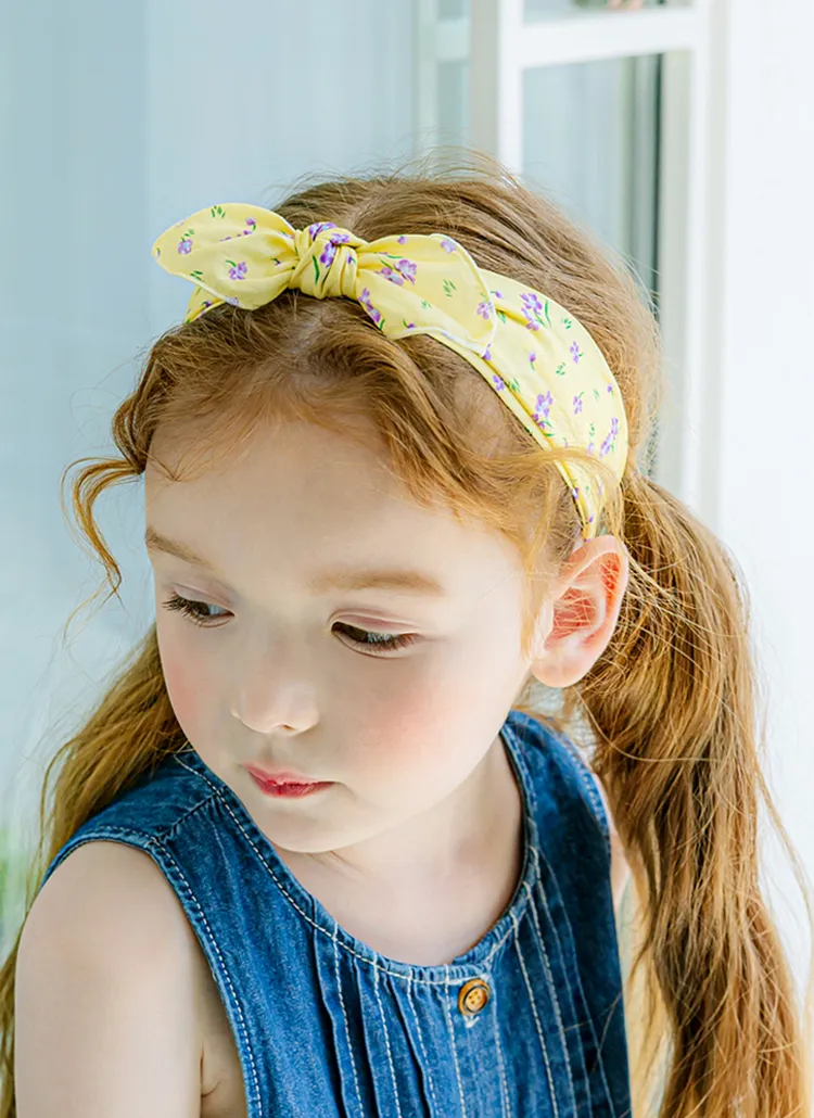 花柄リボンヘアバンド | 詳細画像1