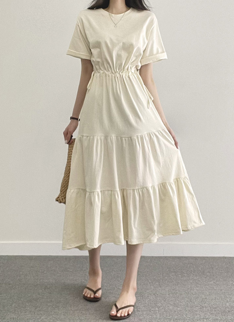 ♡美品♡iDea Luce♡イデアルーチェコットンティアードワンピース イデアルーチェiDea Luce ライトブルーコットンティアードワンピース