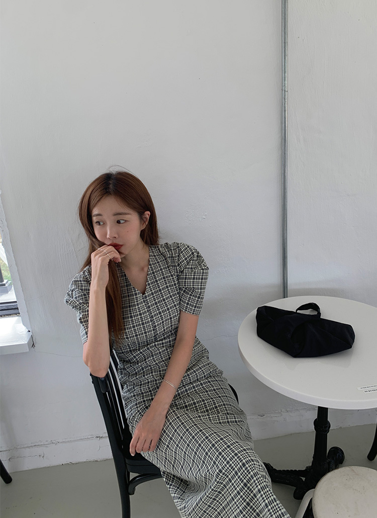 2TYPEチェック半袖ワンピース | レディースファッション通販 - DHOLIC