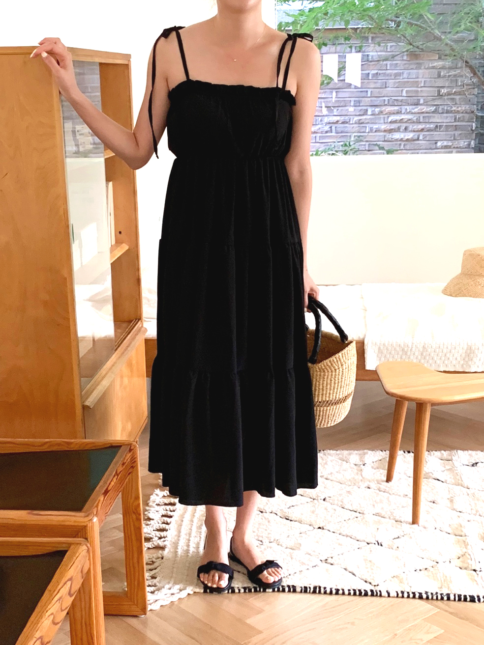 リボンフリルキャミワンピース | レディースファッション通販 - DHOLIC