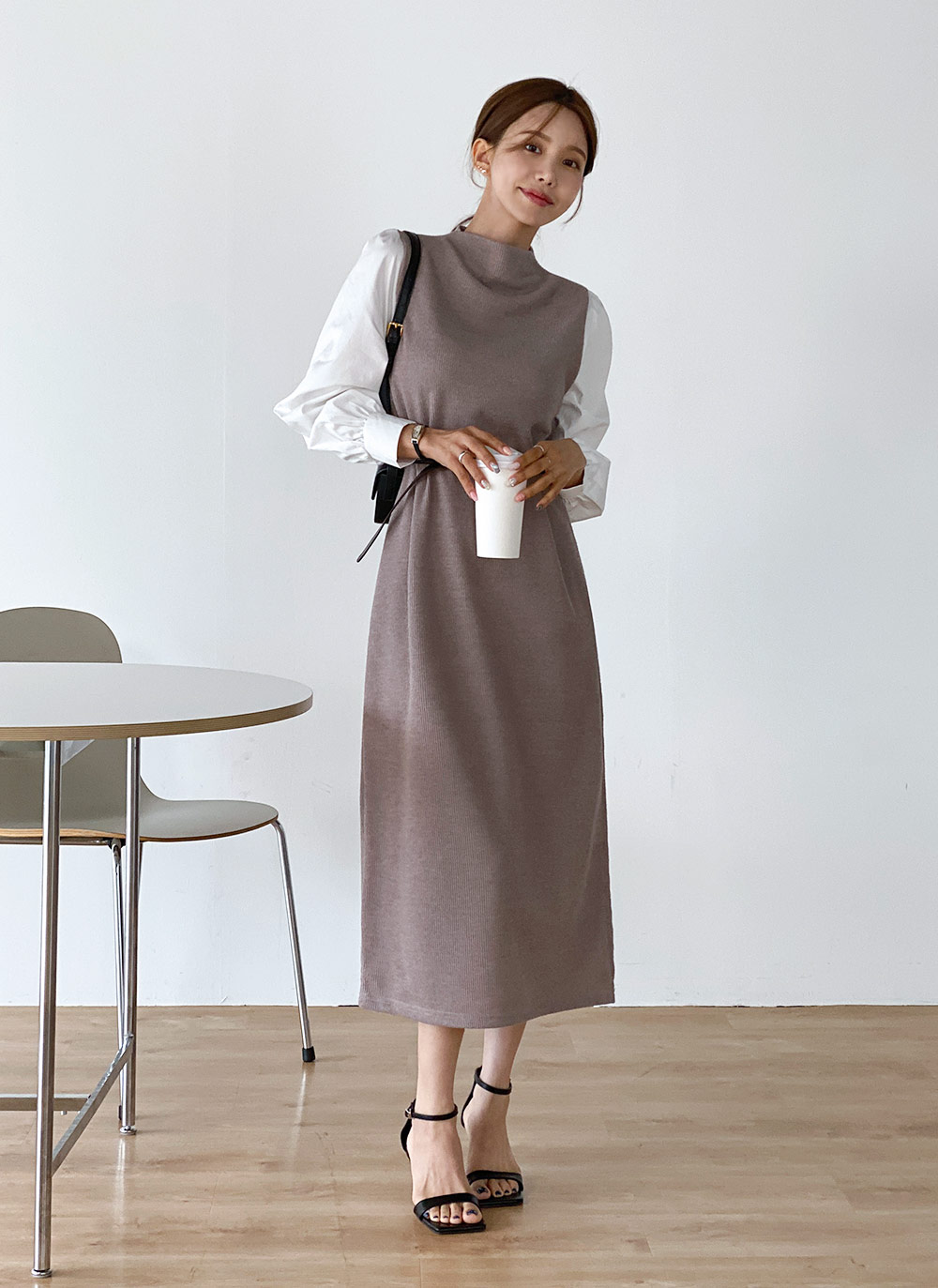 ベルト付ドッキングワンピース | DHOLIC | 詳細画像2