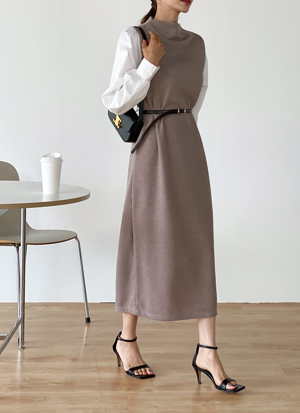 ベルト付ドッキングワンピース | DHOLIC | 詳細画像6