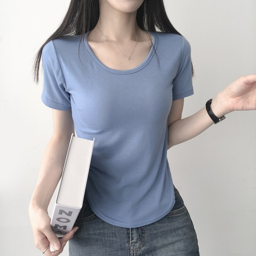ラウンドヘム半袖Tシャツ | lilisense | 詳細画像6