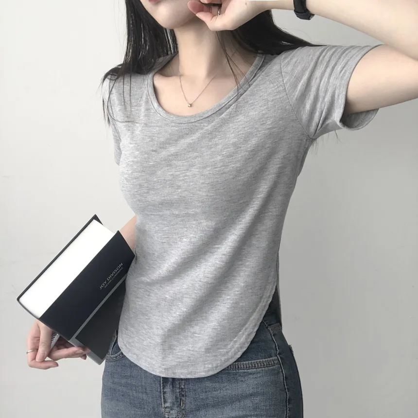 ラウンドヘム半袖Tシャツ | lilisense | 詳細画像10