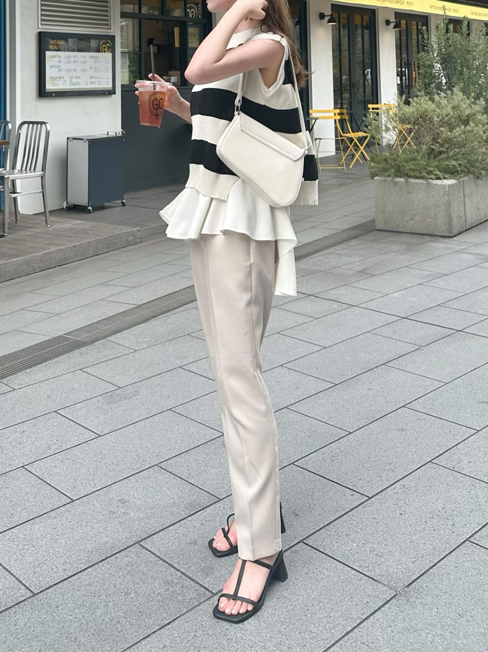 スリムフィットテーパードスラックス | 詳細画像4