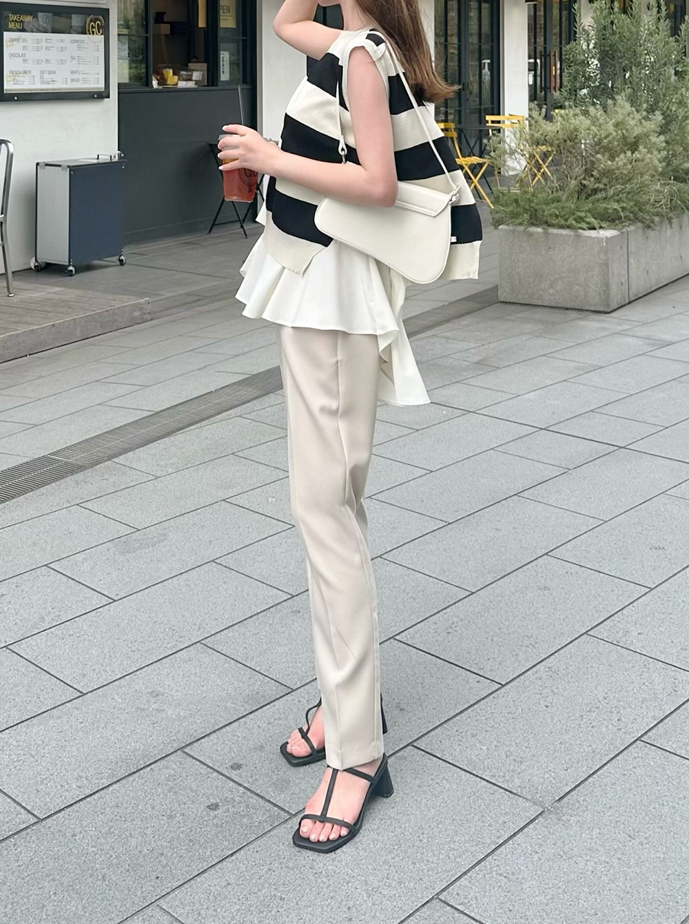 スリムフィットテーパードスラックス | 詳細画像12