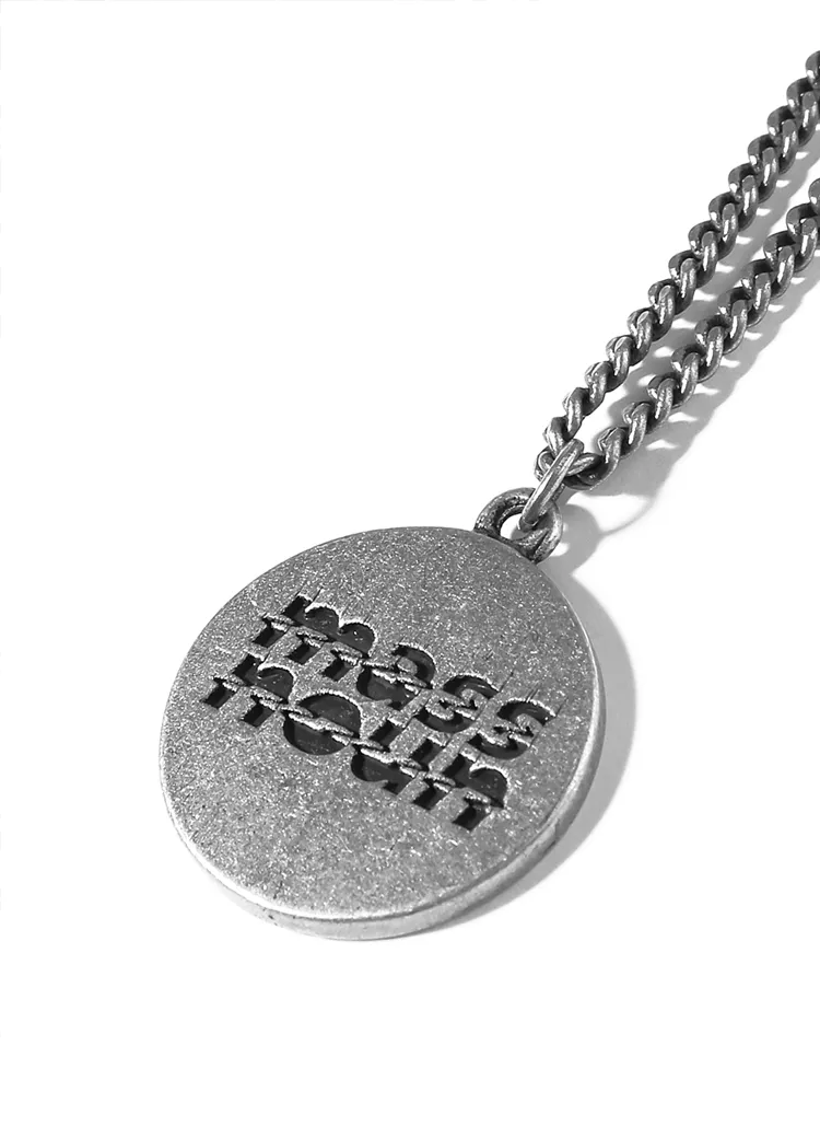 SL LOGO ZIGZAGネックレス(black silver) | 詳細画像1