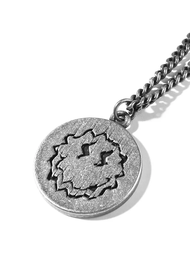 SL LOGO SMILEネックレス(Black Silver) | 詳細画像1