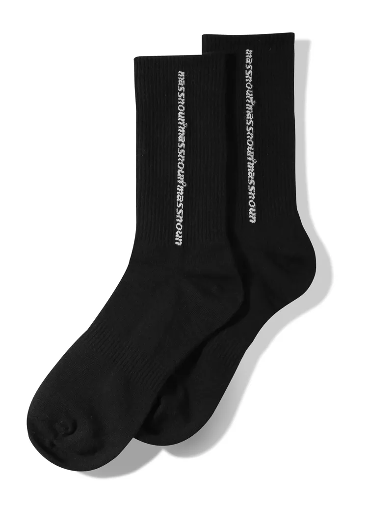 SL LOGO LINEソックス(Black) | 詳細画像1