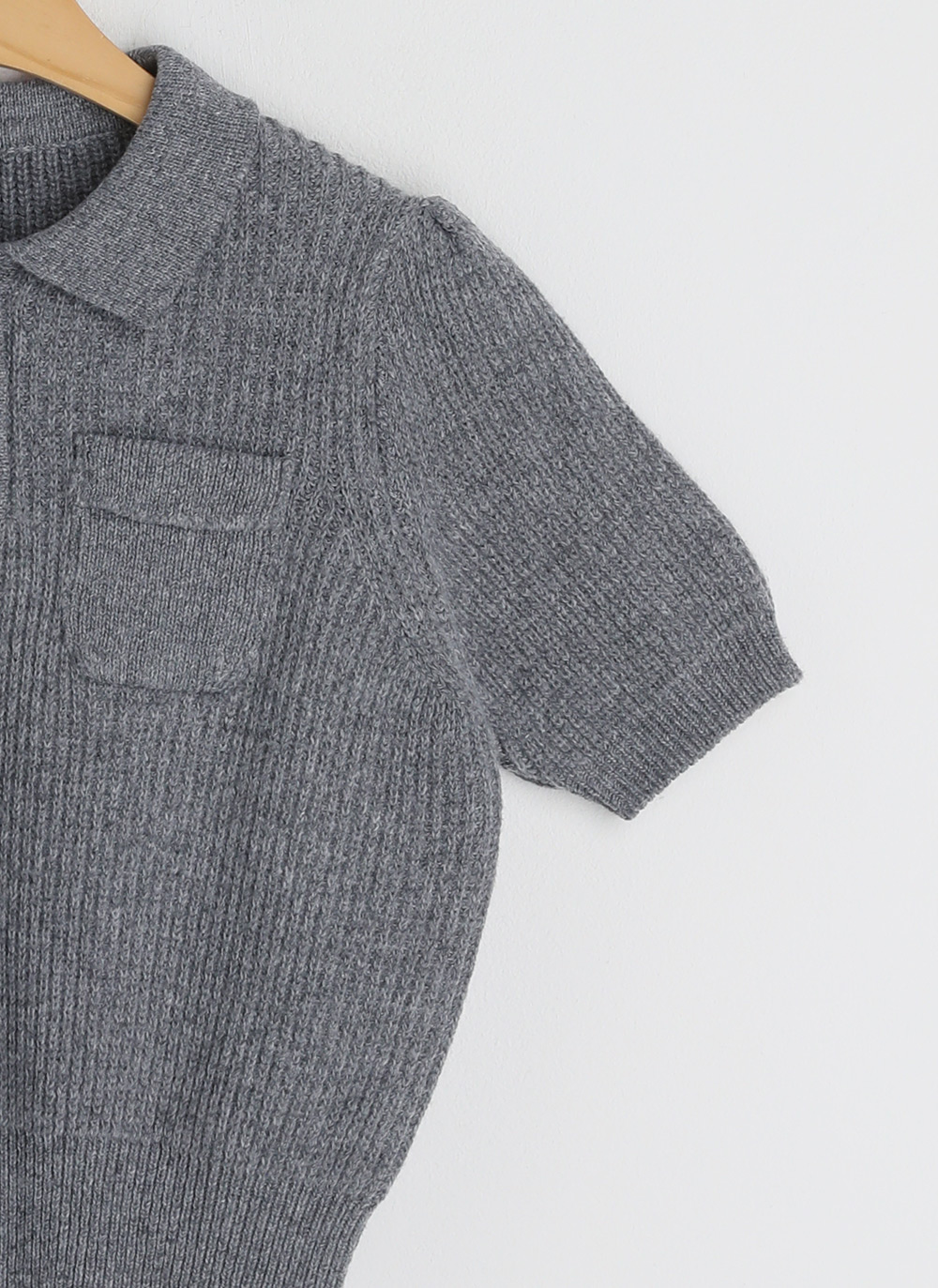 カシミヤ混ポロカラーポケットニット | DHOLIC | 詳細画像29