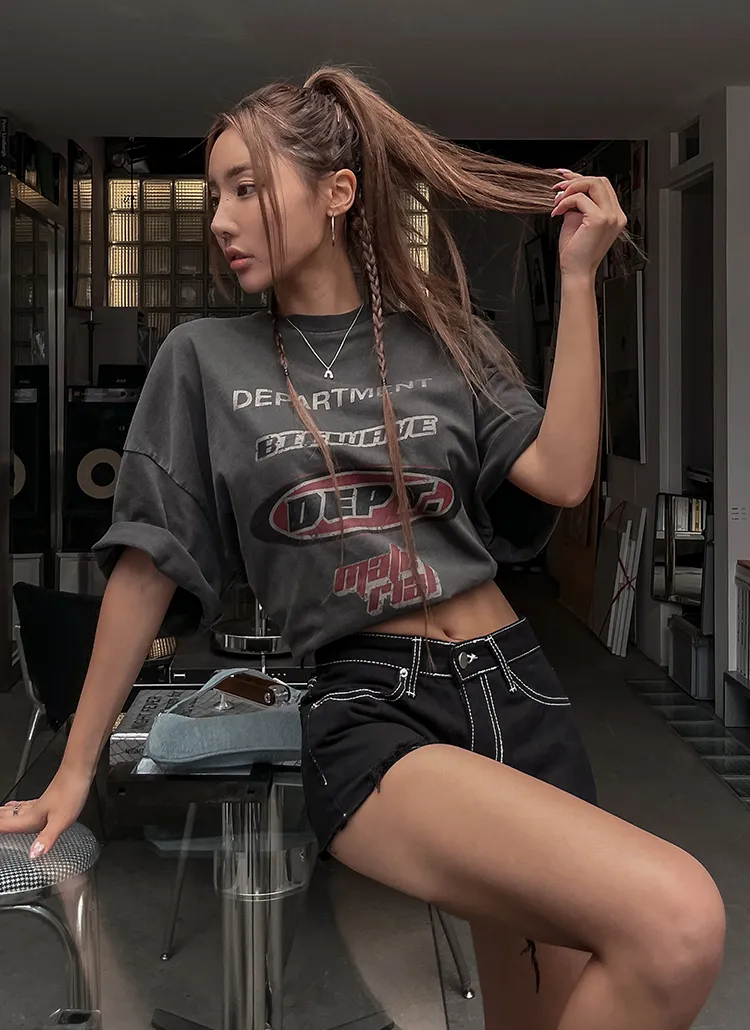 DEPTピグメントTシャツ | ulan | 詳細画像1