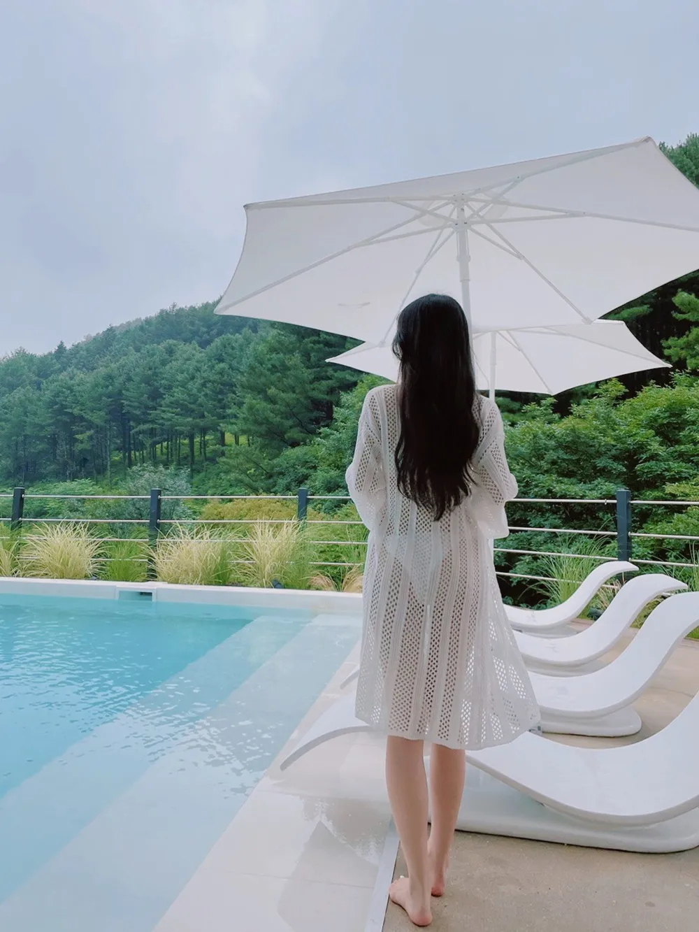 フリルフラワーチューブトップビキニ | mirangmirang | 詳細画像17