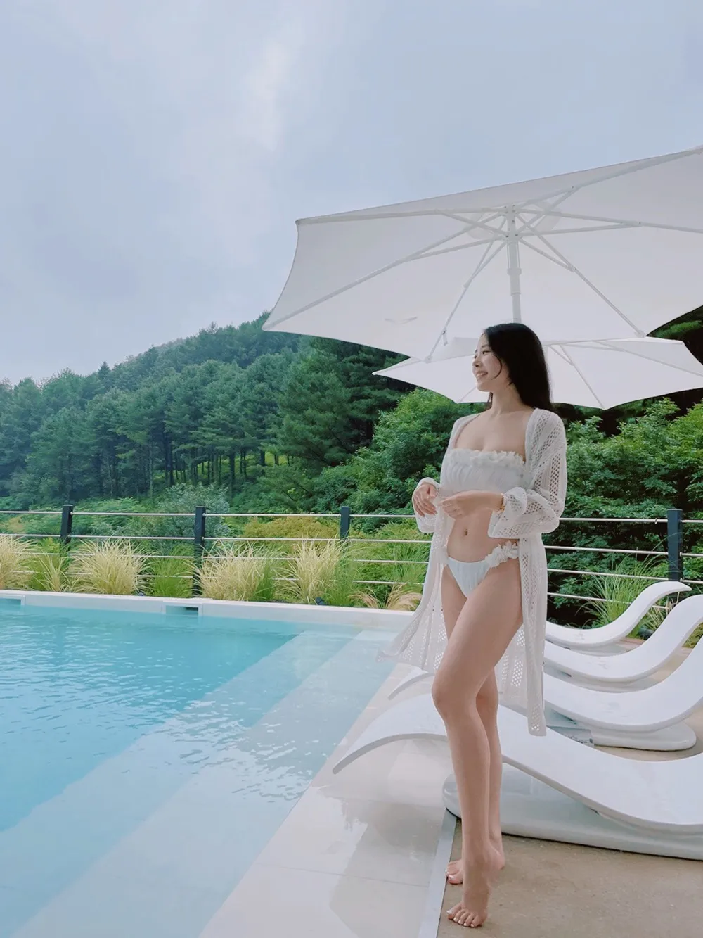 フリルフラワーチューブトップビキニ | mirangmirang | 詳細画像19