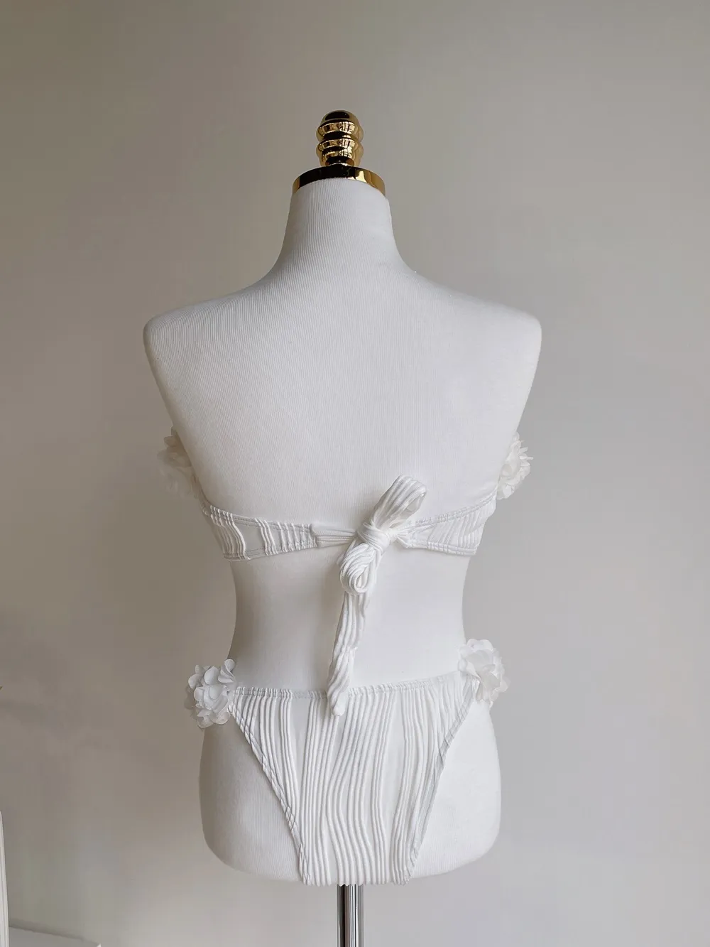 フリルフラワーチューブトップビキニ | mirangmirang | 詳細画像21