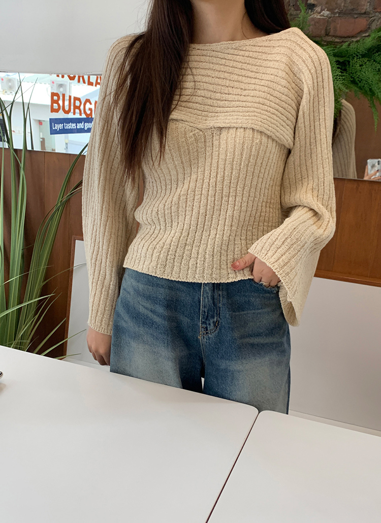 ニットノースリーブ&ボレロニットSET | レディースファッション通販